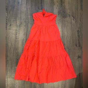 Universal Threads Tie Front Maxi Dress. Hot Pink. Women’s Size Small.